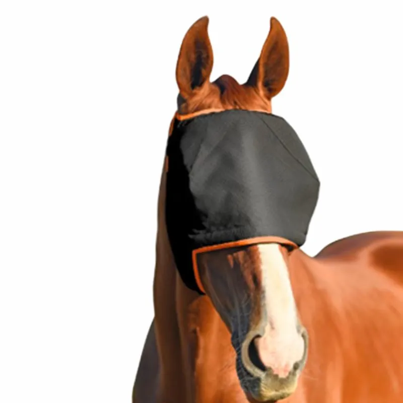 Masques Anti-Mouches Poneys|Masques Anti-Mouches*Equilibrium - Bonnet anti-mouches Midi sans oreilles Noir