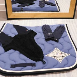 Dressage|Bonnets Pour Chevaux*Equiline - Bonnet long pour chevaux Marine