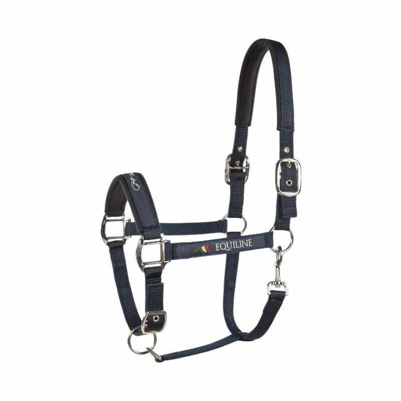 Licols En Nylon*Equiline - Licol cheval Timmy Marine