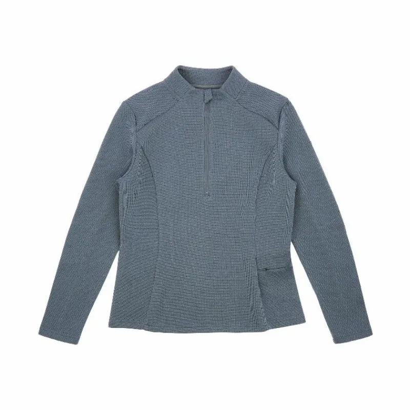 T-Shirts Et Baselayers*Equithème - Baselayer manches longues femme Originals Emily / gris Bleu