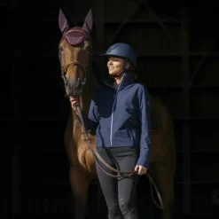 Blousons Et Vestes De Pluie|Blousons Et Manteaux*Equithème - Blouson femme Eva Marine