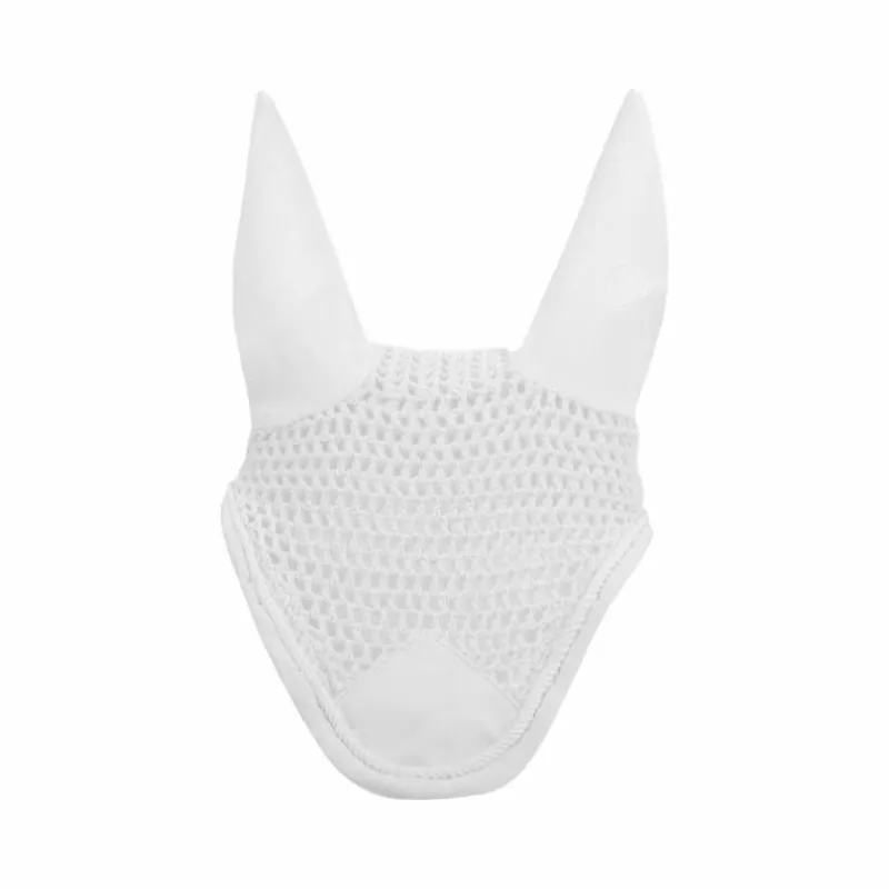 Bonnets Poneys|Bonnets Pour Chevaux*Equithème - Bonnet chasse-mouches Polyfun blanc