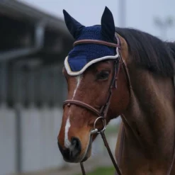 Online - Bonnet chasse-mouches Denim Bonnets Pour Chevaux