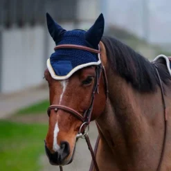 Online - Bonnet chasse-mouches Denim Bonnets Pour Chevaux