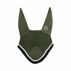 Bonnets Pour Chevaux|Cso*Equithème - Bonnet chasse-mouches Polyfun gris foncé