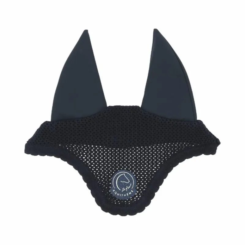 Discount - Bonnet pour chevaux Compet Je t'aime marine Bonnets Pour Chevaux