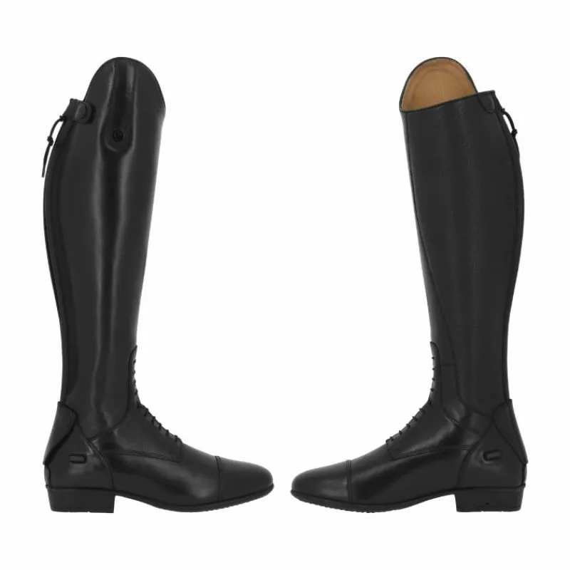 - Bottes d'équitation en cuir à lacets Bottes D'Équitation