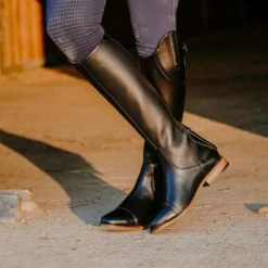 Bottes D'Équitation*Equithème - Bottes d'équitation de dressage Wavy Noir