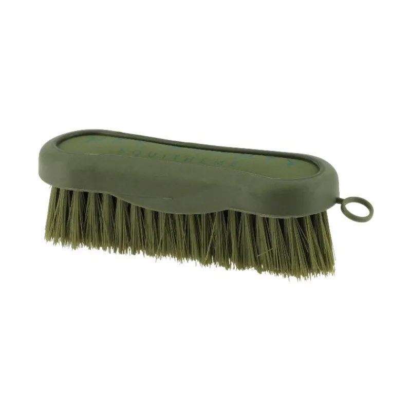 Brosses De Tête*Equithème - Brosse de tête Je t'aime olive Vert