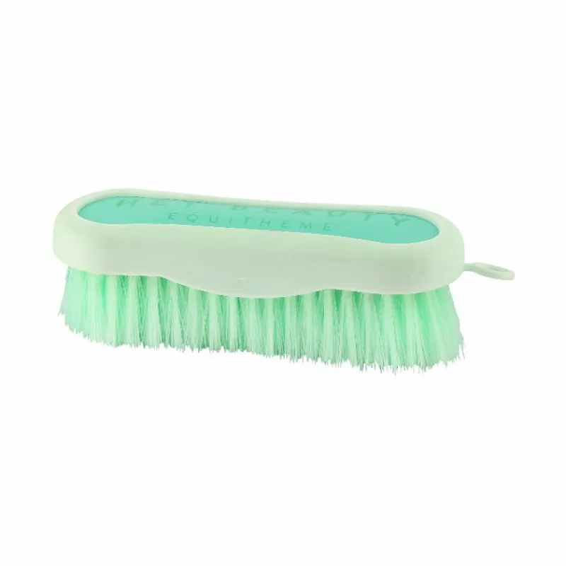Brosses De Tête*Equithème - Brosse de tête Je t'aime aqua Bleu