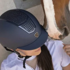 Online - Casque Airy marine Casques D'Équitation À Visière Standard|Casques D'Équitation