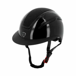 Hot - Casque d'équitation Agris brillant céleste Casques D'Équitation À Visière Standard|Casques D'Équitation