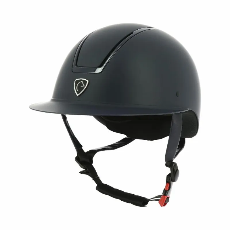 New - Casque d'équitation visière large Glint mat Casques D'Équitation À Visière Polo|Casques D'Équitation