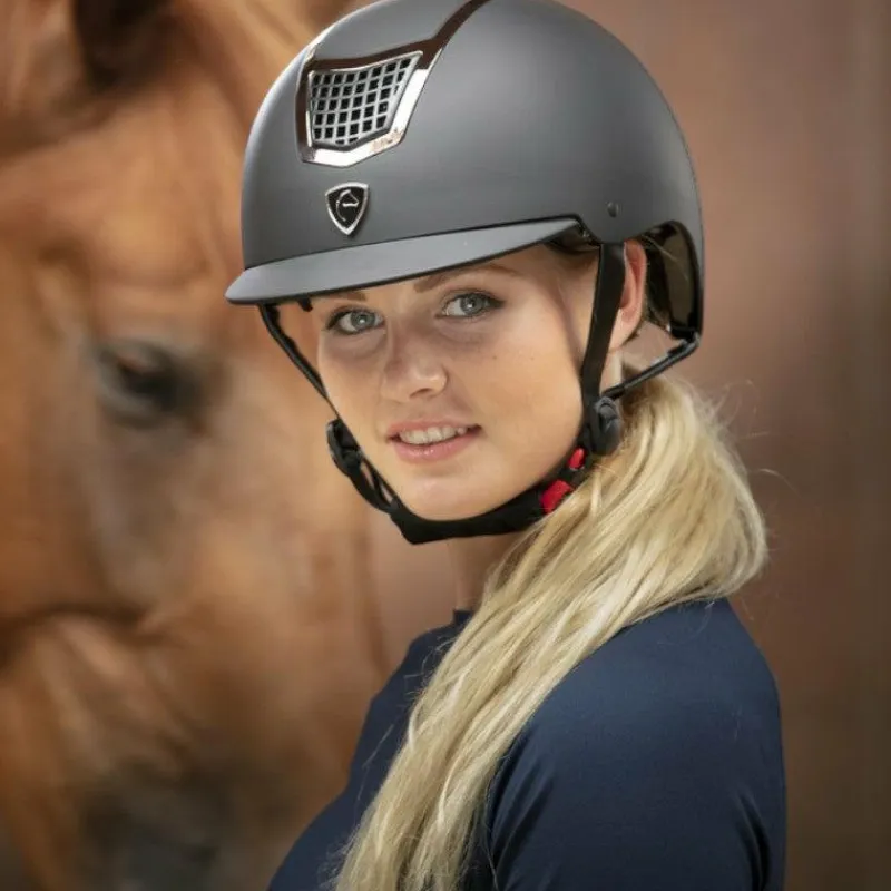 New - Casque d'équitation Airy silver/ Casques D'Équitation À Visière Standard|Casques D'Équitation