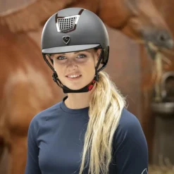 New - Casque d'équitation Airy silver/ Casques D'Équitation À Visière Standard|Casques D'Équitation