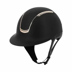 Casques D'Équitation À Visière Polo|Casques D'Équitation*Equithème - Casque d'équitation visière large Soazy Mat rose gold Noir