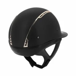 Casques D'Équitation À Visière Polo|Casques D'Équitation*Equithème - Casque d'équitation visière large Soazy Mat rose gold Noir