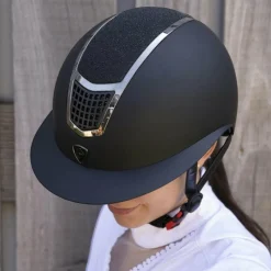 Best - Casque d'équitation Airy L céleste/ Casques D'Équitation À Visière Polo|Casques D'Équitation