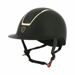 Best - Casque d'équitation visière large Glint mat / rose Casques D'Équitation À Visière Polo|Casques D'Équitation