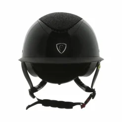 Casques D'Équitation À Visière Polo|Casques D'Équitation*Equithème - Casque Wings brillant lamé Noir