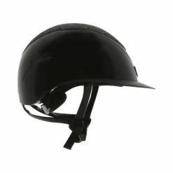 Casques D'Équitation À Visière Polo|Casques D'Équitation*Equithème - Casque Wings brillant lamé Noir