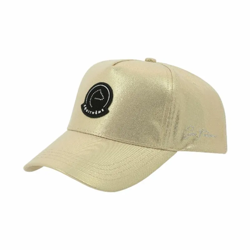 Casquettes/ Chapeaux*Equithème - Casquette Studio Je t'aime or brillant Doré