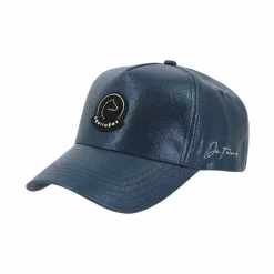 Casquettes/ Chapeaux*Equithème - Casquette Studio Je t'aime brillant Marine