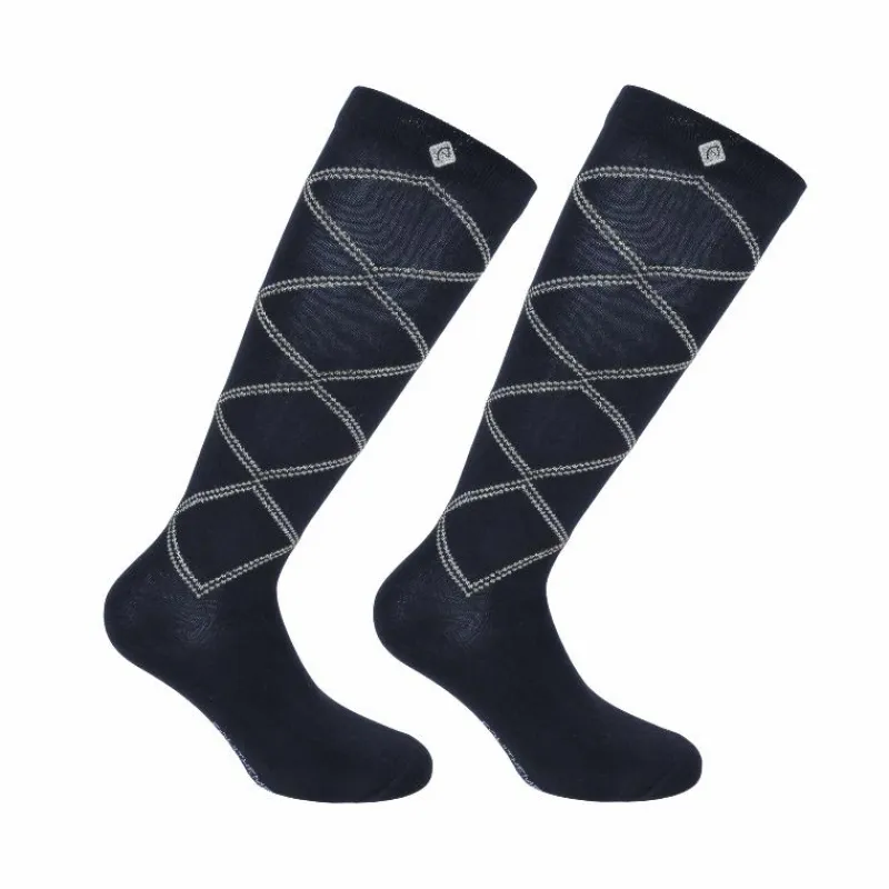 Chaussettes D'Équitation*Equithème - Chaussettes d'équitation Sandra Marine