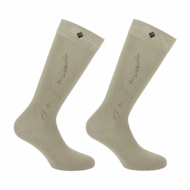 Online - Chaussettes d'équitation Cassis Je t'aime (x1) Chaussettes D'Équitation