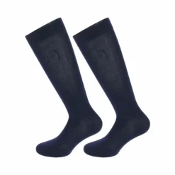 Chaussettes D'Équitation*Equithème - Chaussettes d'équitation Logo marine (x1)