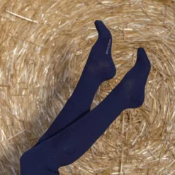 Chaussettes D'Équitation*Equithème - Chaussettes d'équitation Logo marine (x1)