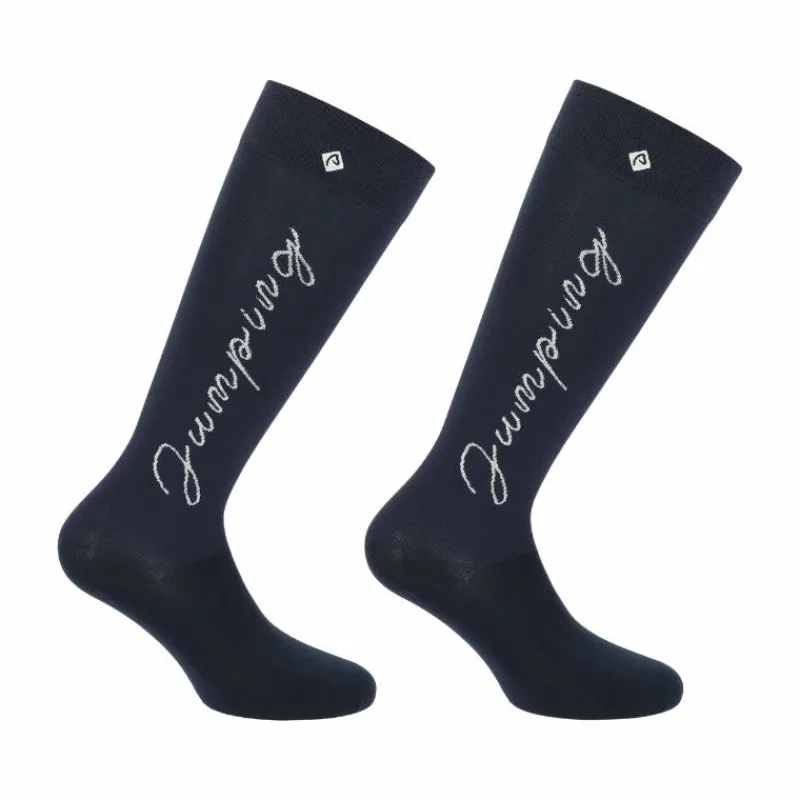 Online - Chaussettes d'équitation Jump / argenté (x1) Chaussettes D'Équitation