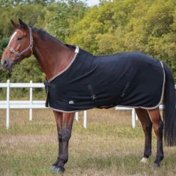 Couvertures Et Chemises*Equithème - Chemise polaire Polyfun 280g Noir