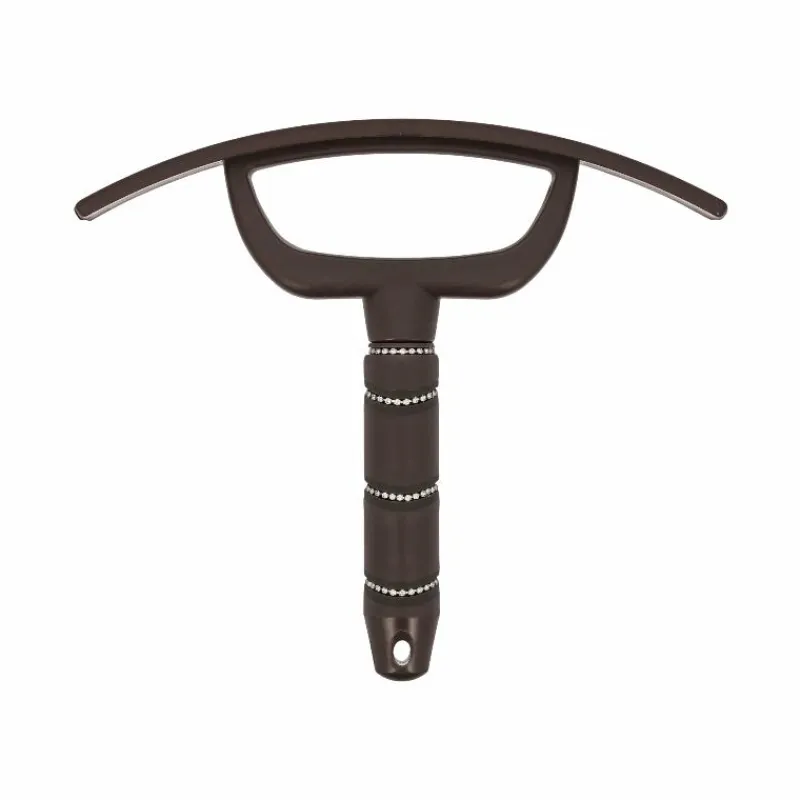 Couteaux De Chaleurs*Equithème - Couteau de chaleur Je t'aime strass brun Marron