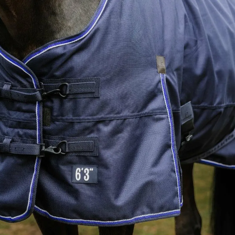 Couvertures Et Chemises*Equithème - Couverture Classic 3 Layers 200g Marine