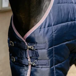 Couvertures Et Chemises*Equithème - Couverture d'écurie Aztec 200g Marine