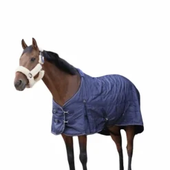 Couvertures Et Chemises*Equithème - Couverture d'écurie 840D 50g Marine