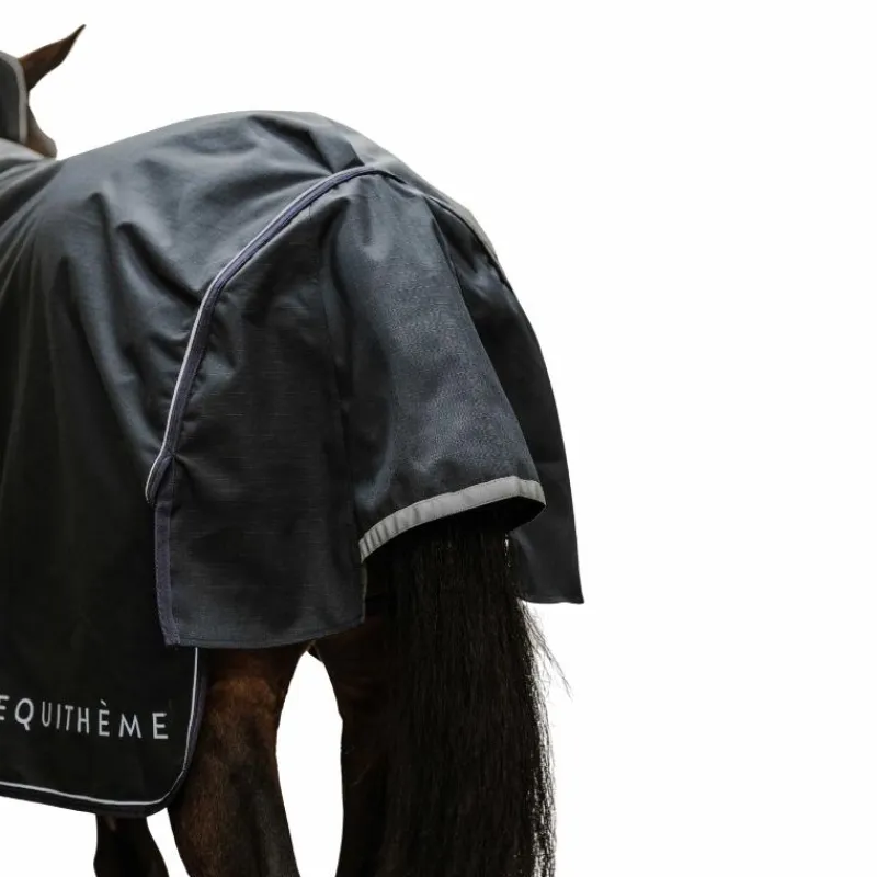 Couvertures Et Chemises*Equithème - Couverture d'extérieur Atomic Combo 1200 D 100g Marine