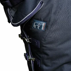 Couvertures Et Chemises*Equithème - Couverture d'extérieur Atomic Combo 1200 D 100g Marine