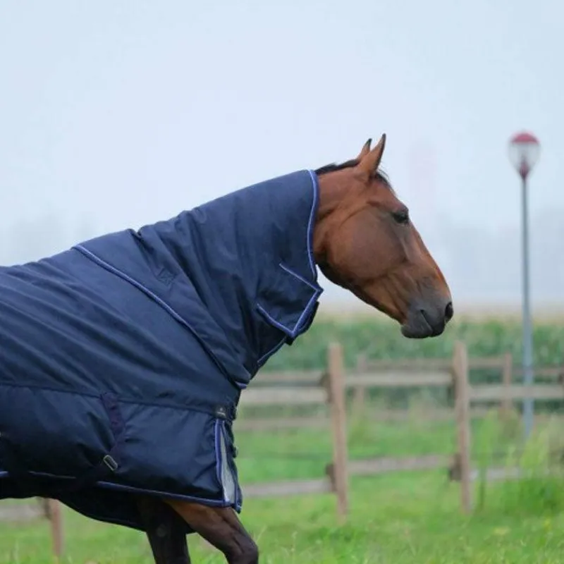 Couvertures Et Chemises*Equithème - Couverture d'extérieur Tyrex 1680D 0g Marine