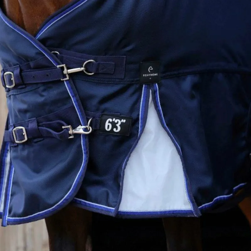 Couvertures Et Chemises*Equithème - Couverture d'extérieur Tyrex 1680D 220g Marine