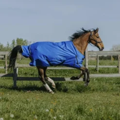 Couvertures Poneys|Couvertures Et Chemises*Equithème - Couverture d'extérieur Tyrex Aisance 1200D 300g roi Bleu