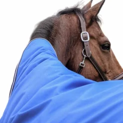 Couvertures Poneys|Couvertures Et Chemises*Equithème - Couverture d'extérieur Tyrex Aisance 1200D Combo roi 100g Bleu