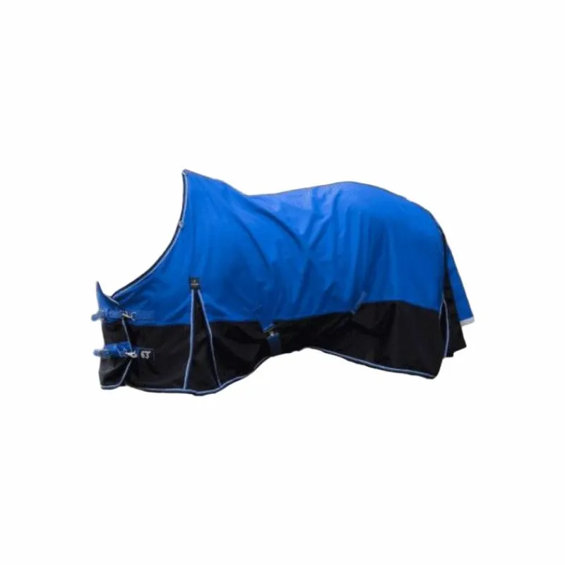 Couvertures Et Chemises*Equithème - Couverture d'extérieur Tyrex 1200D "Aisance" /noir 150g Bleu