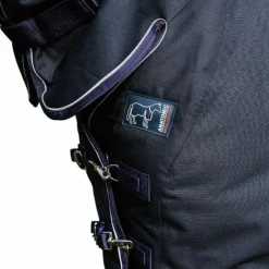 Couvertures Et Chemises*Equithème - Couverture d'extérieur Anatomic Combo 1200D 0g Marine