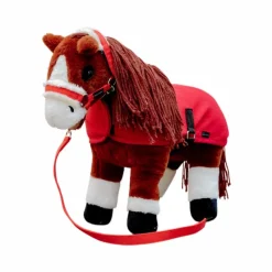Peluches*Equithème - Couverture pour mini poney Rouge