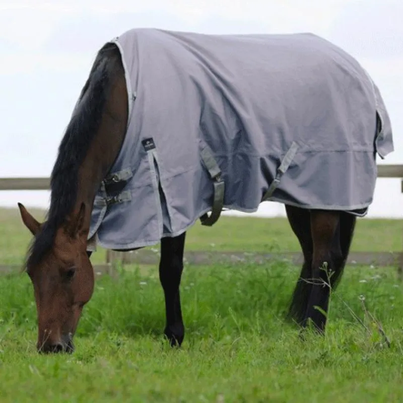 Couvertures Et Chemises*Equithème - Couverture Tyrex 1200D recyclée taupe 300g Gris