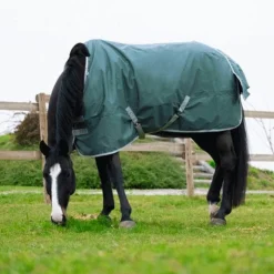 Couvertures Et Chemises*Equithème - Couure Tyrex 600D recyclée 300g Vert