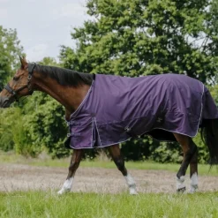 Hot - Couverture Tyrex Aisance 600D prune 50g Couvertures Poneys|Couvertures Et Chemises