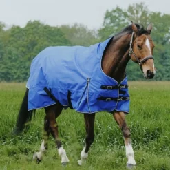 Couvertures Poneys|Couvertures Et Chemises*Equithème - Couverture Tyrex Aisance 1200D High neck   roi 50g Bleu